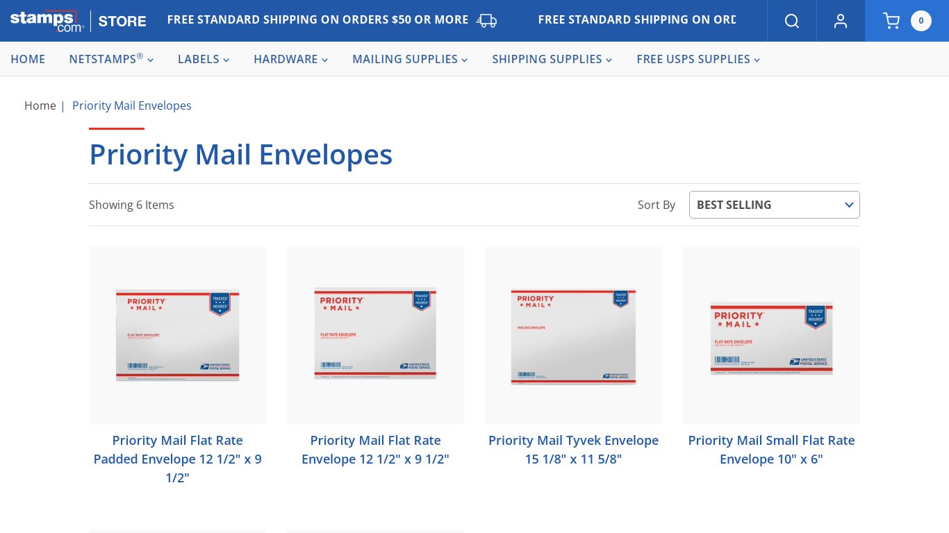 Priority Mail Envelopes – Stamps.com Supplies Store